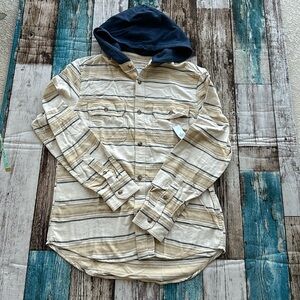 ❤️5/$20❤️ New medium men’s old navy hoodie buttondown